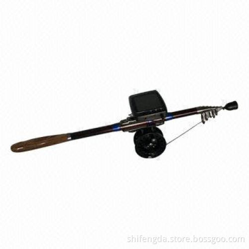 Underwater Video/Viewing System with Fishing Rod and Fly Reel